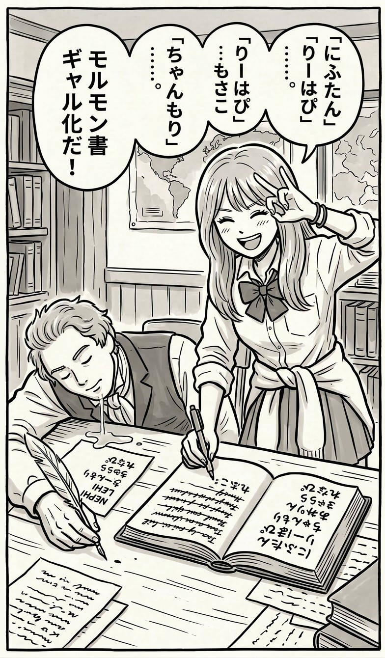 JKがモルモン書をギャル化する