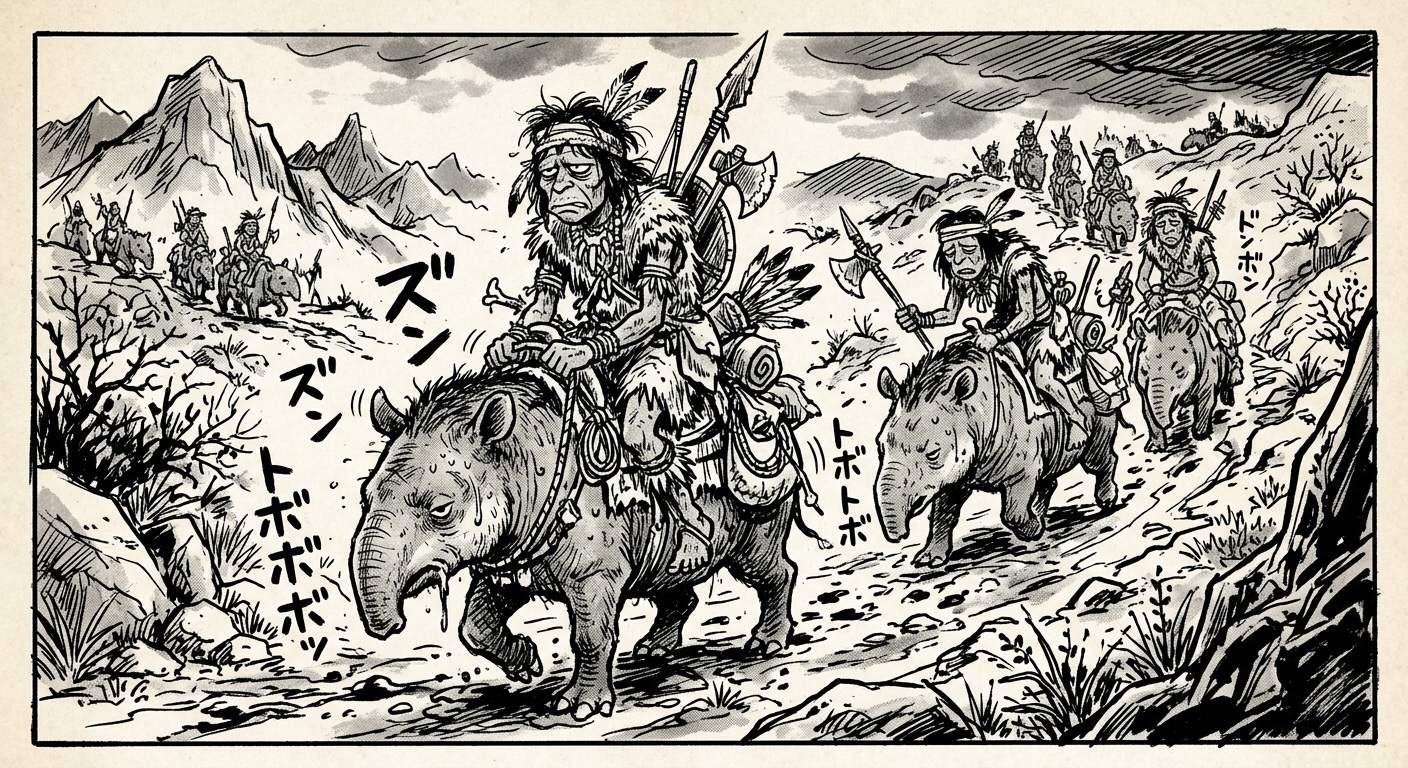 バクの騎兵隊