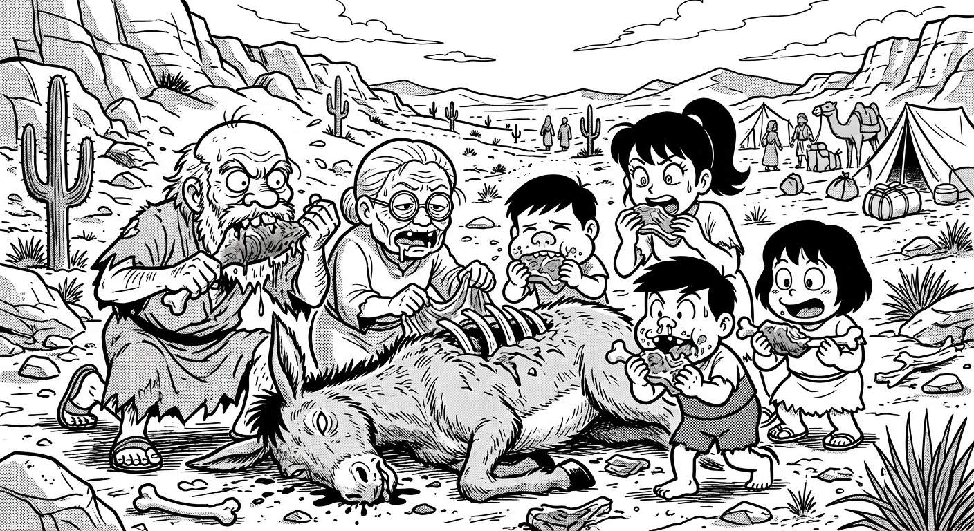 荒野の食事